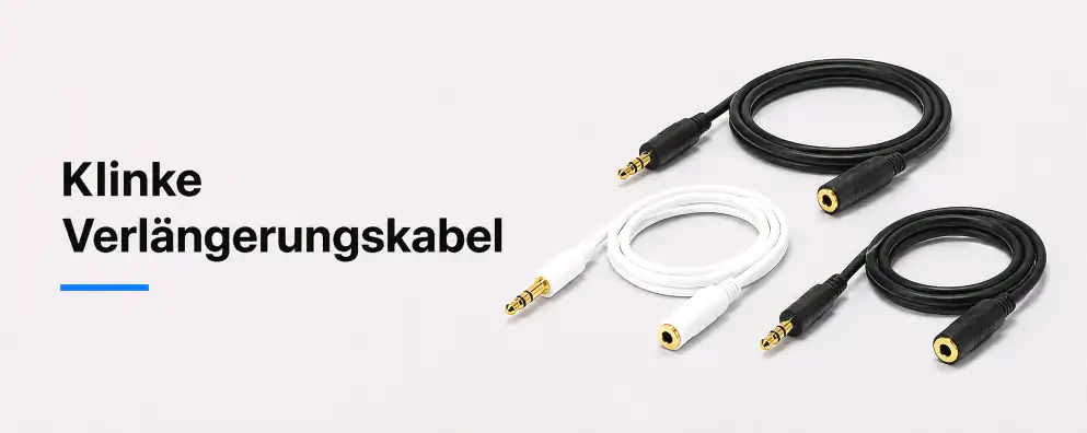Klinke - Verlängerungskabel